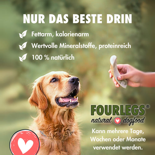 Natürlicher Kauspaß für Hunde aus 100% Hirschgeweih